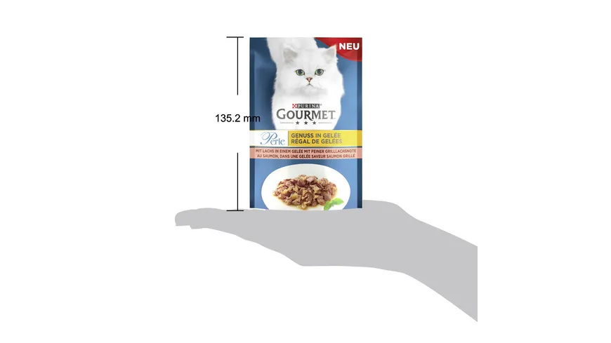 PURINA GOURMET Perle Genuss in Gelee mit Lachs 85 g