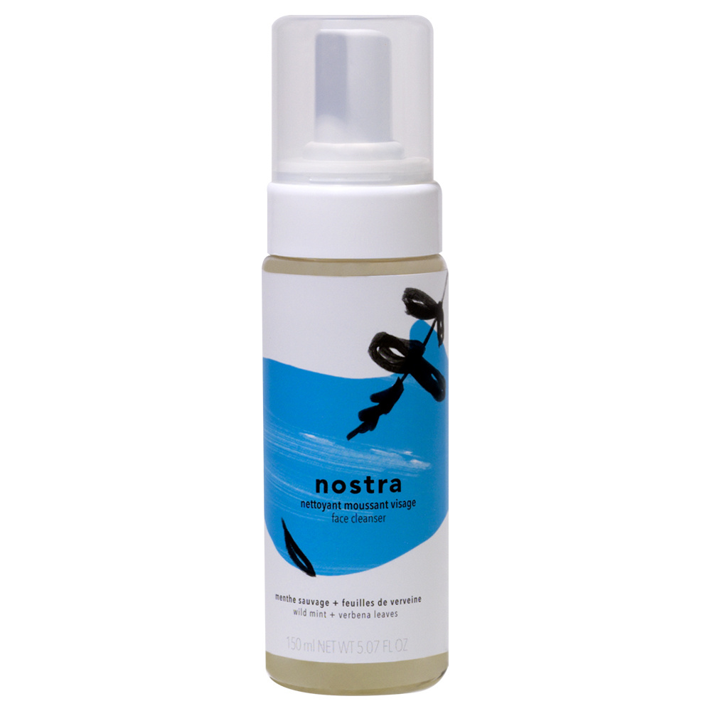 Nostra Nettoyant Moussant Visage Menthe Sauvage & Feuilles de Verveine Nettoyant moussant visage