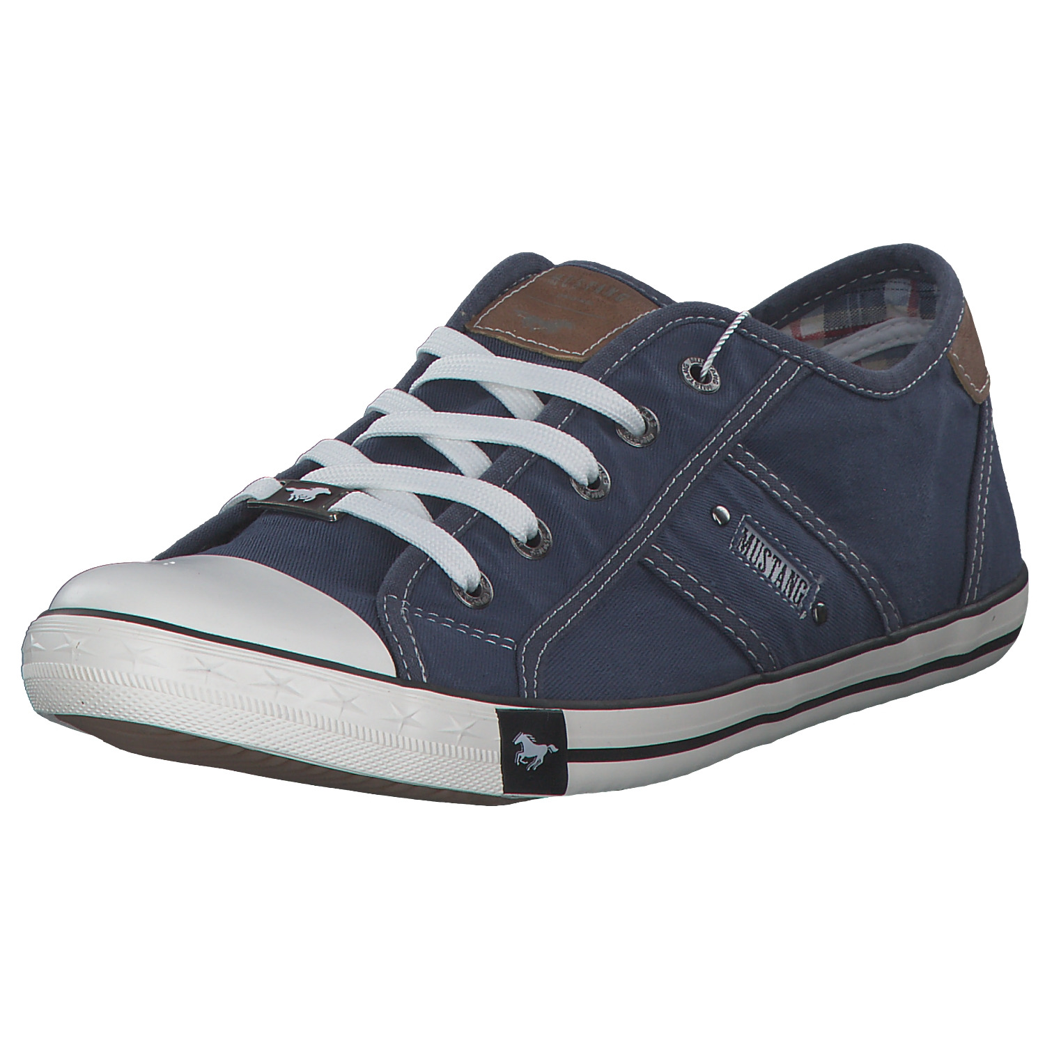 Mustang 1099310, Schnürschuhe, Damen, jeansblau