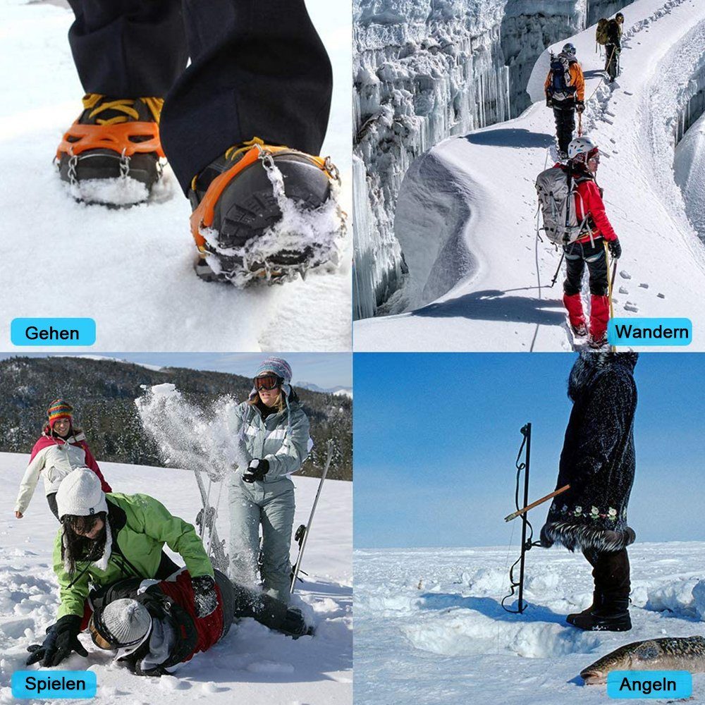 Jormftte Ice Klampen,Schuhkrallen,Anti Rutsch Kletterschuh