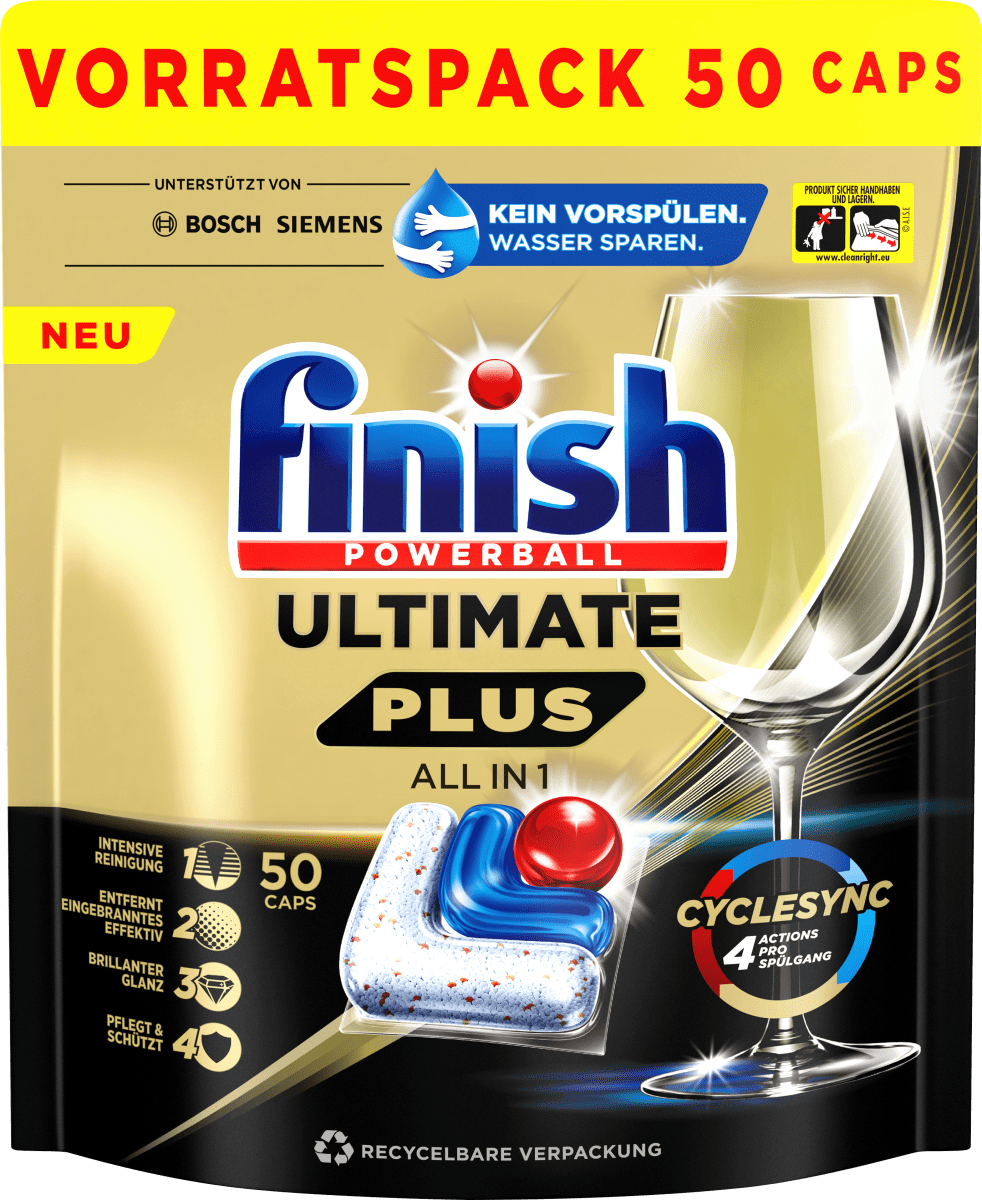Spülmaschinen-Tabs Ultimate Plus, 50 St