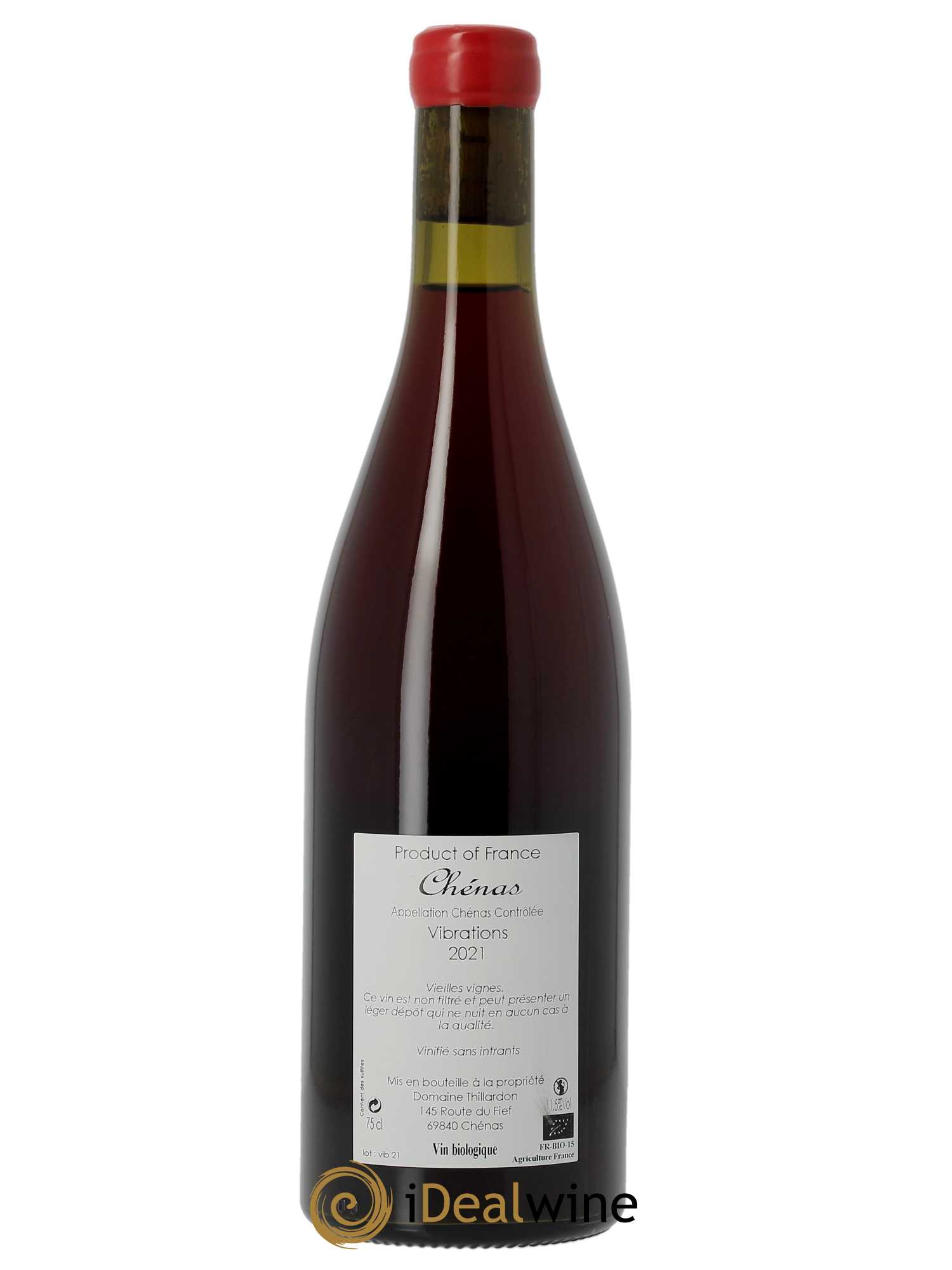 Chénas Vibrations Vieilles Vignes Paul-Henri Thillardon  2021 - Lot de 1 Bouteille