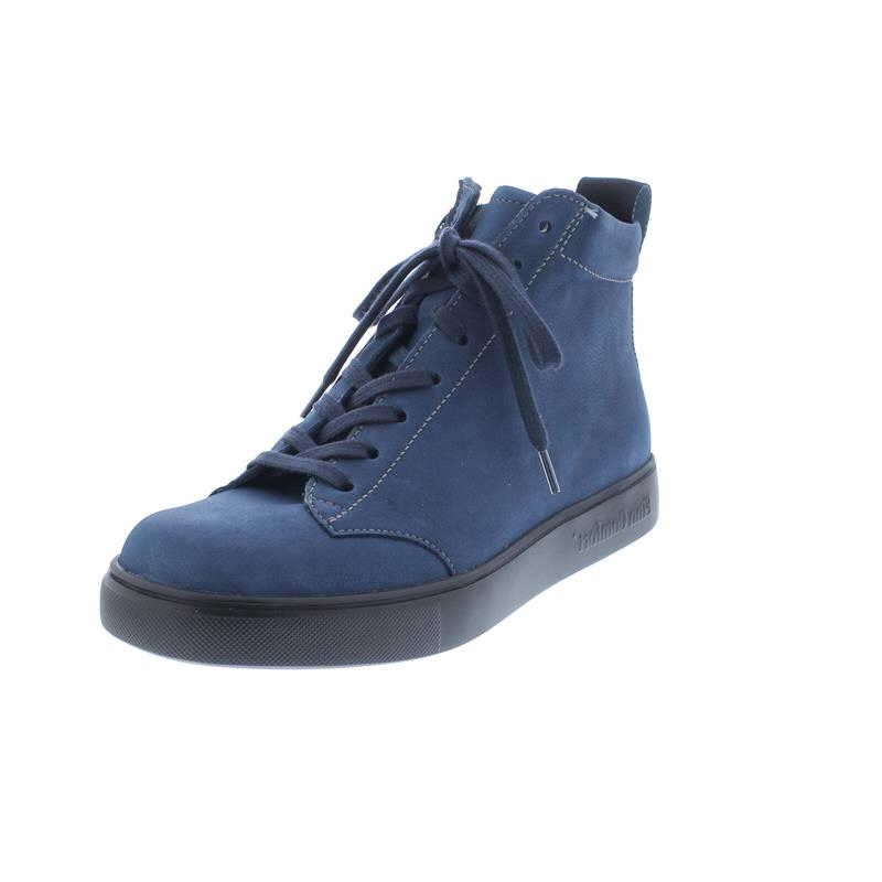 FINN COMFORT Schnür-Stiefeletten blau