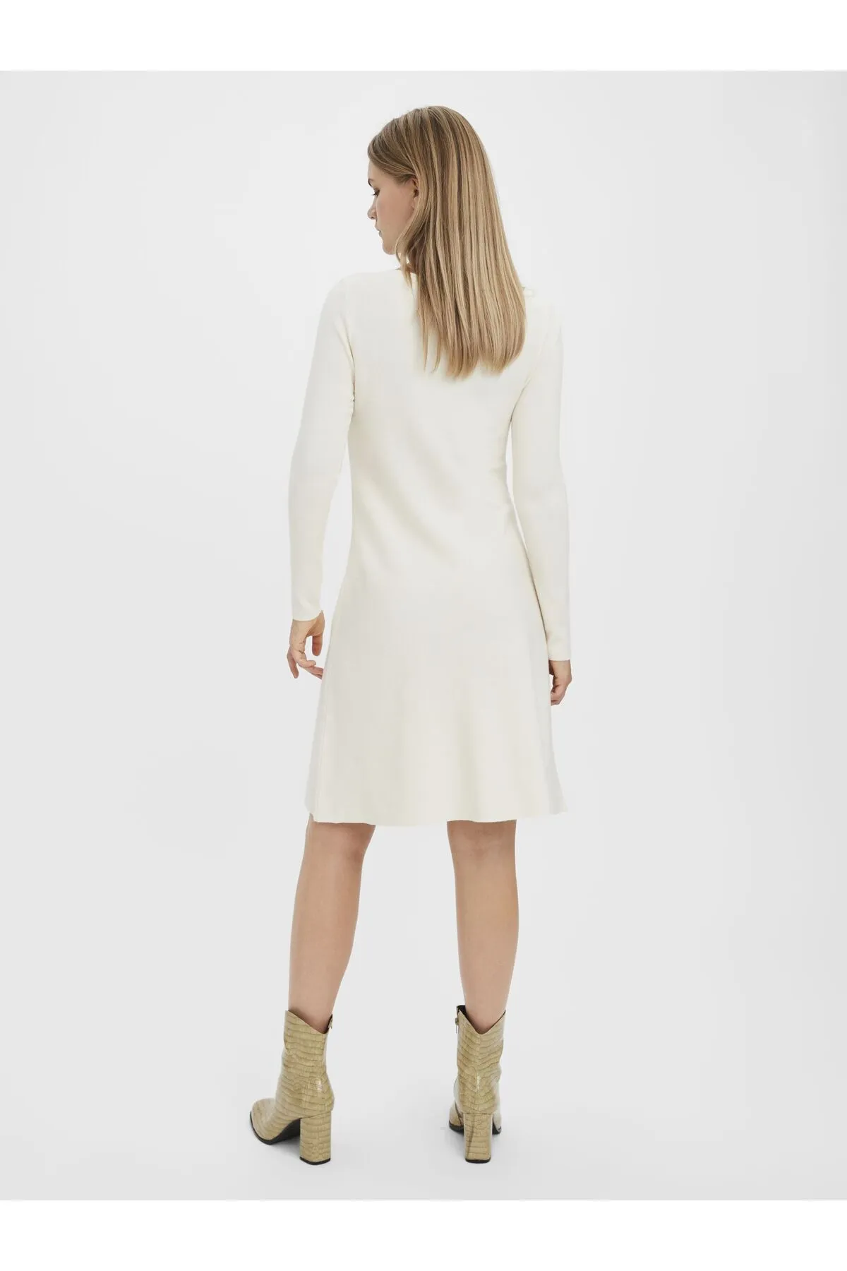 Vero Moda  Strickkleid VMNANCY LS BOATNECK DRESS GA BSO