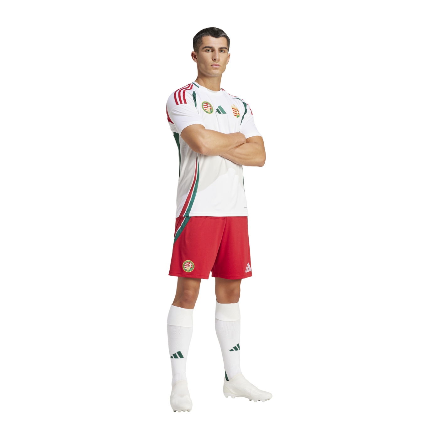 adidas Ungarn Trikot Away EM 2024 Weiss