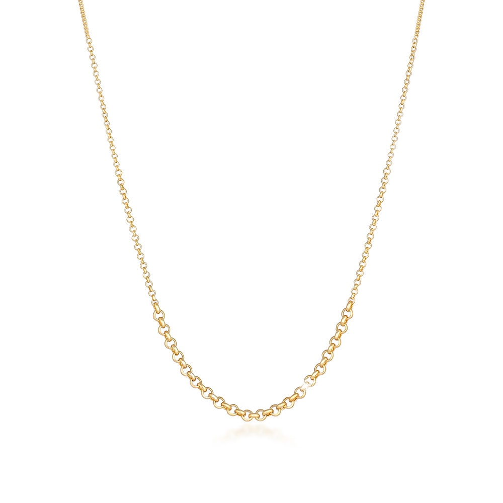 Elli Elli Collier Cours de chaîne de pois pour dames Mélange de base en argent sterlin Bijoux