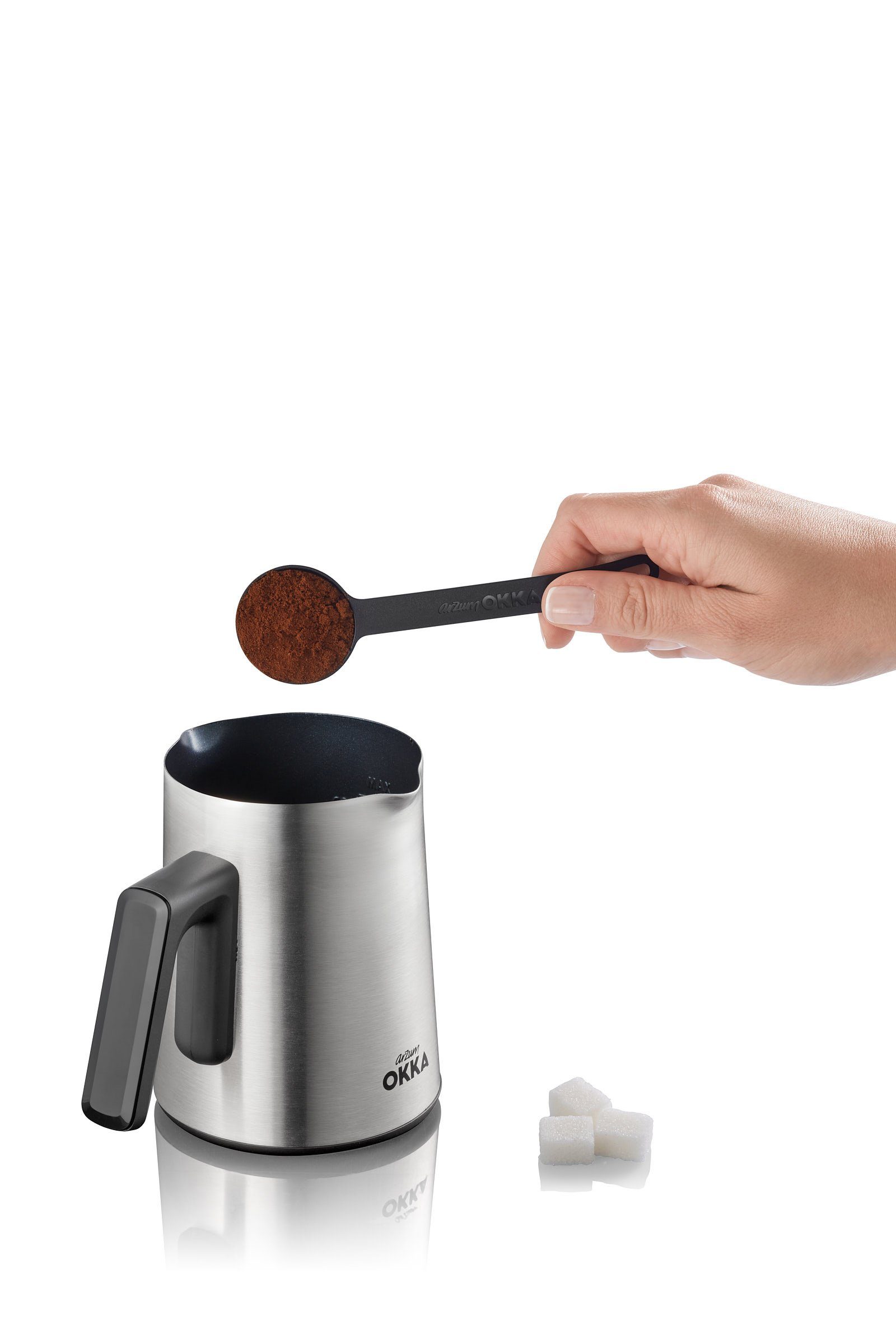 Arzum Filterkaffeemaschine ARZUM OKKA RICH SPIN M Türkische Kaffeemaschine, 700W