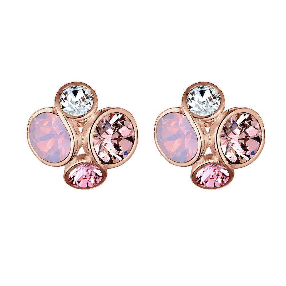 Elli Elli Boucles d'Oreilles Basic Kristalle Filigran 925 Silber Boucles d'oreilles