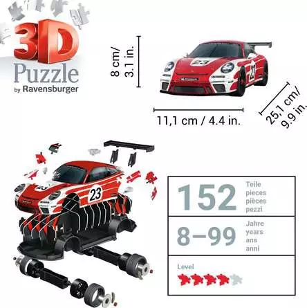 3D Puzzle Porsche 911 GT3 Cup "Salzburg Design"