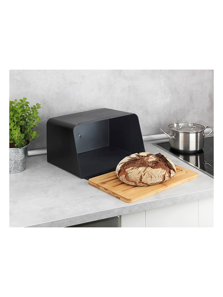 Wenko Brotkorb in Schwarz - (B)35 x (H)20,5 x (T)26 cm günstig kaufen onesize