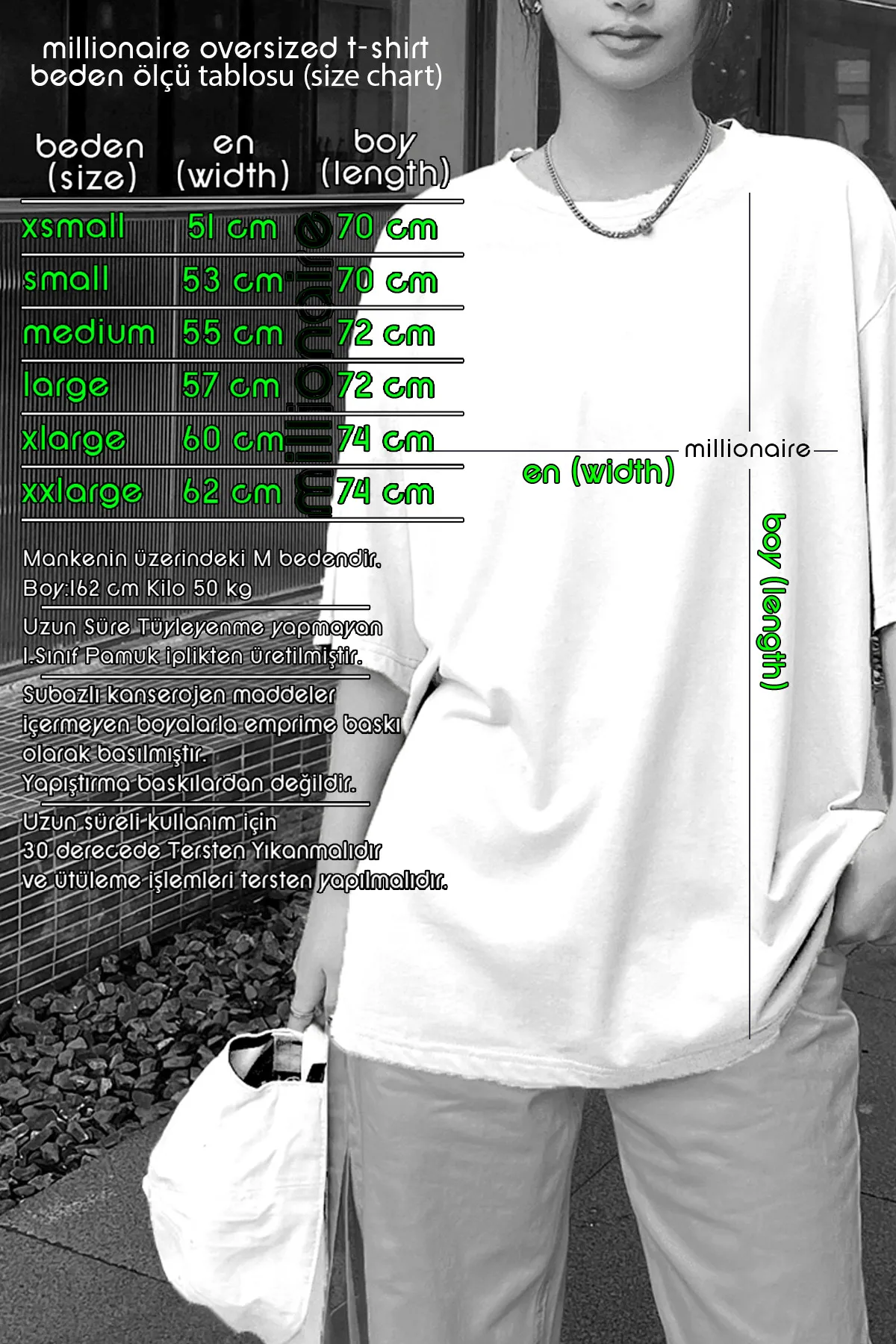 Teenage Millionaire  Geräuchertes, einfaches, unbedrucktes, übergroßes Salas Boyfriend-Damen-T-Shirt