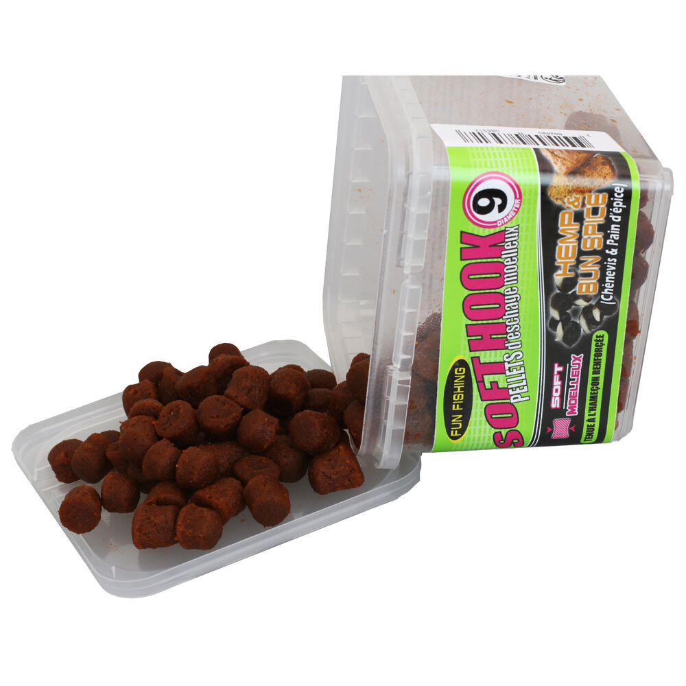COUP FUN FISKE MYKE KROKPELLETS HAMP OG BOLLE KRYDDER 120G