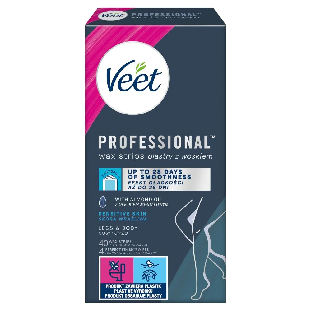Ταινία αποτρίχωσης Veet με κερί για ευαίσθητο δέρμα