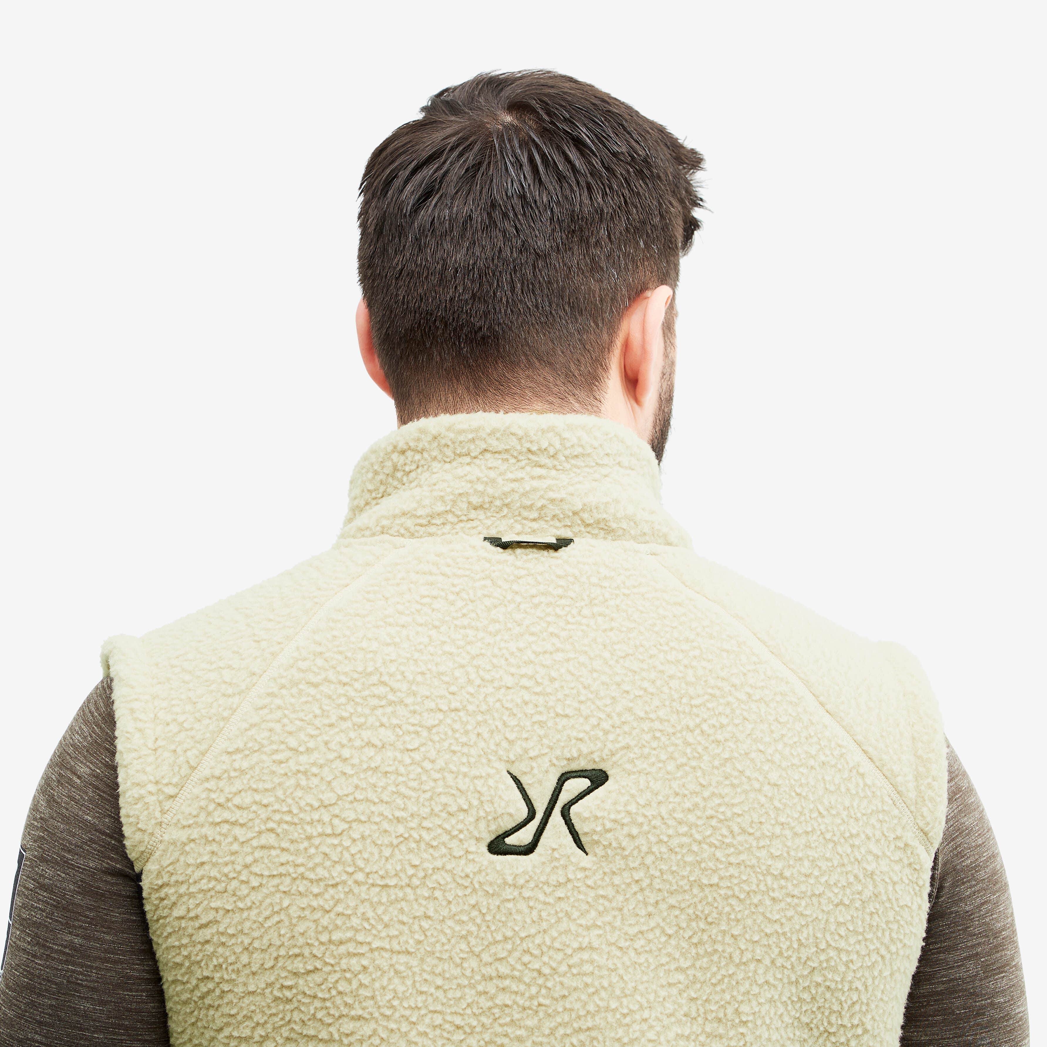 Sherpa Vest Homme Beige Khaki