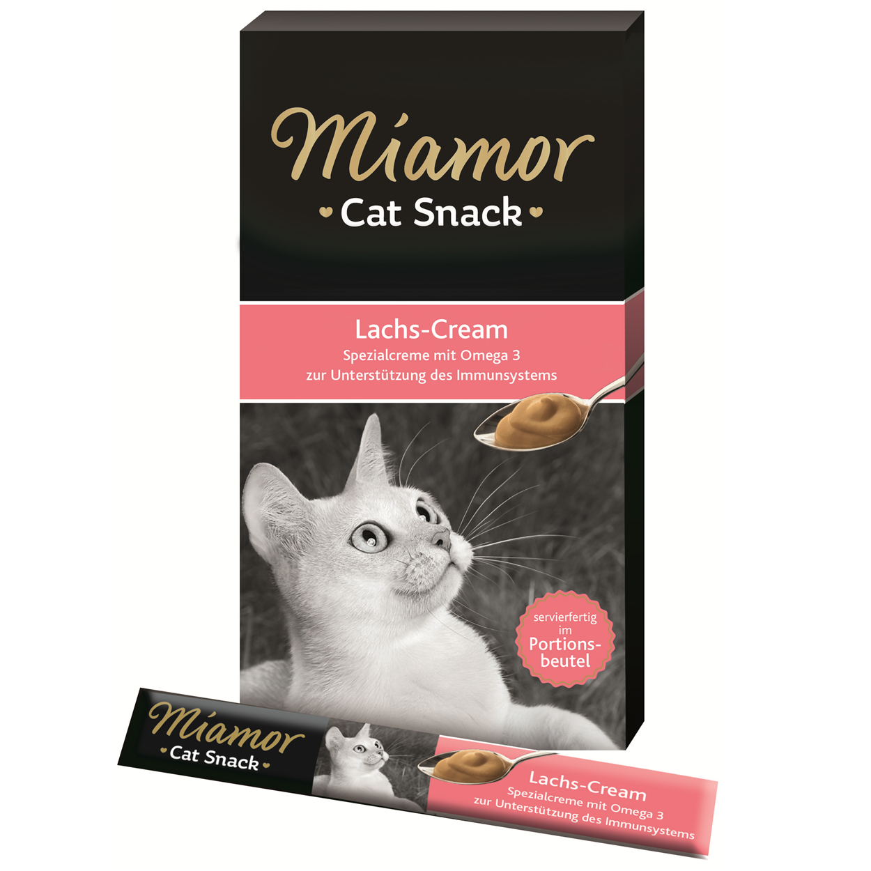 Miamor Snacks Miamor Cat Snack Lachs-Cream 11x6x15g