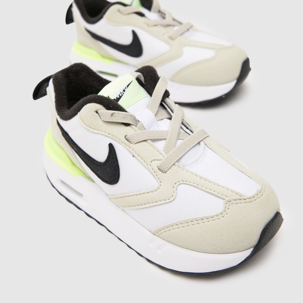 Nike vita & beige Air Max Dawn Pojkar Småbarnsskor