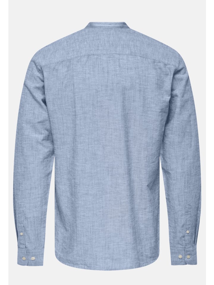 Only&Sons Hemd 'CANTLEY' in blau günstig kaufen