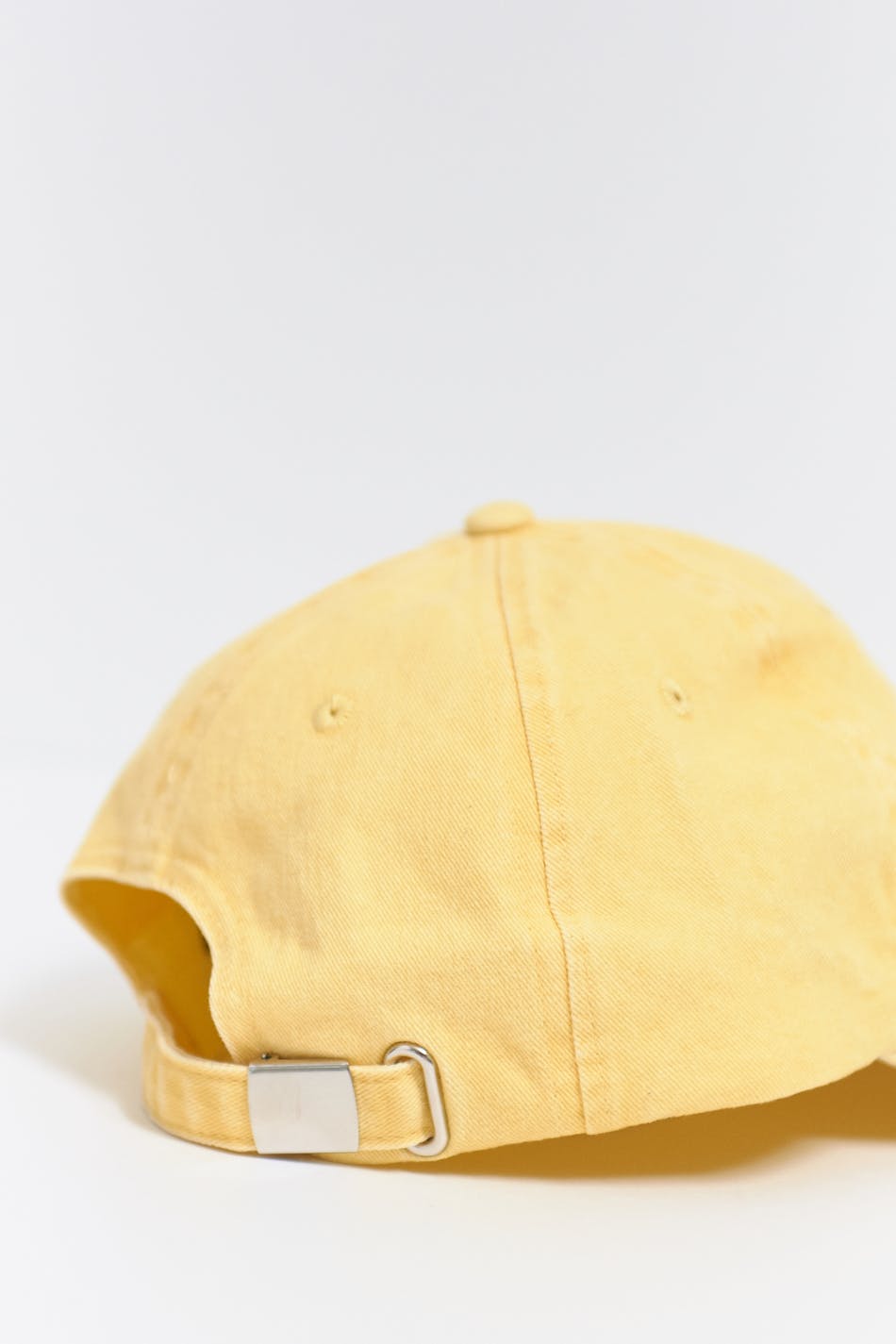 Washed cotton cap