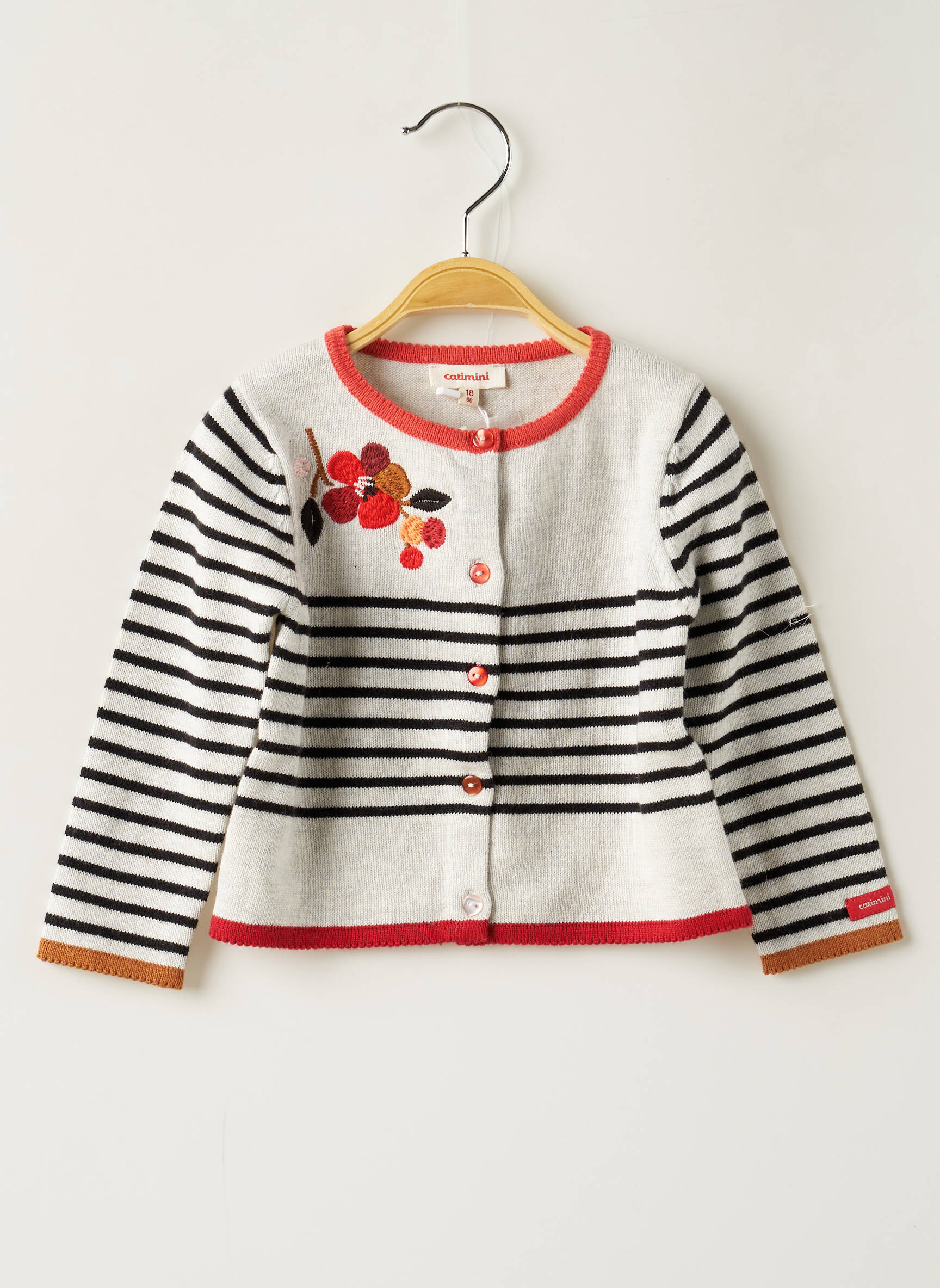 Catimini Fine Maille Fille couleur beige