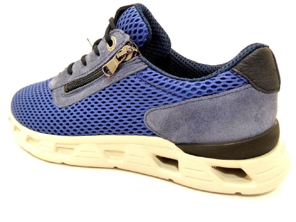 WALDLÄUFER Freizeit Schnürer blau