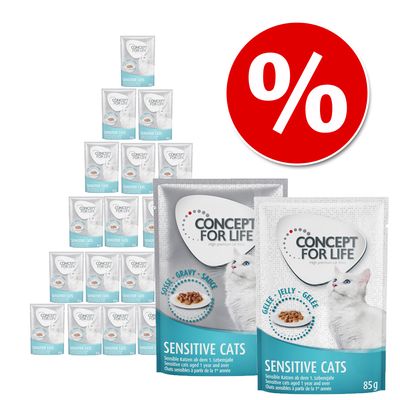 Gemischtes Sparpaket Concept for Life Gelee & Soße 24 x 85 g