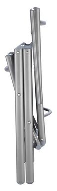 MERXX Gartenstuhl Lima (Set, 2 St), 2er Set, Alu/Textil, verstellbar, schwarz