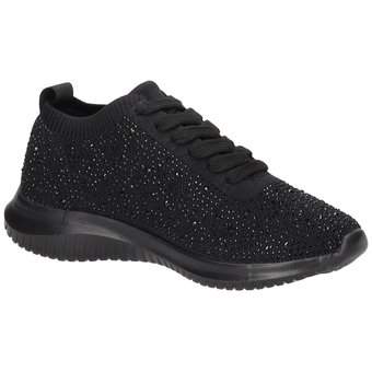 Barbarella Schnürsneaker in schwarz
