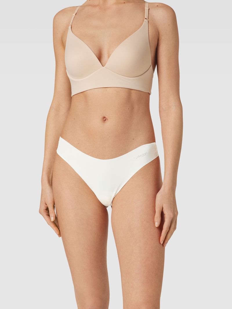 Slip im unifarbenen Design Modell 'ZERO MICROFIBRE 2.0' in offwhite
