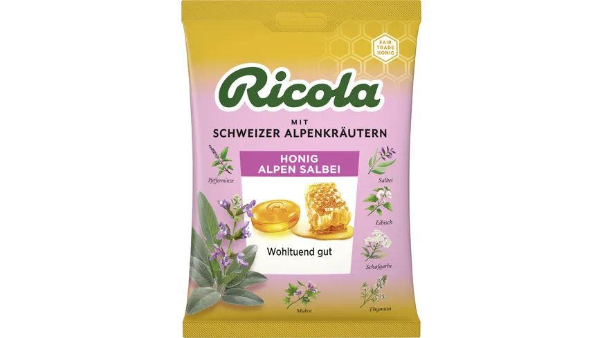Ricola Bonbons Honig Alpen Salbei 75 g