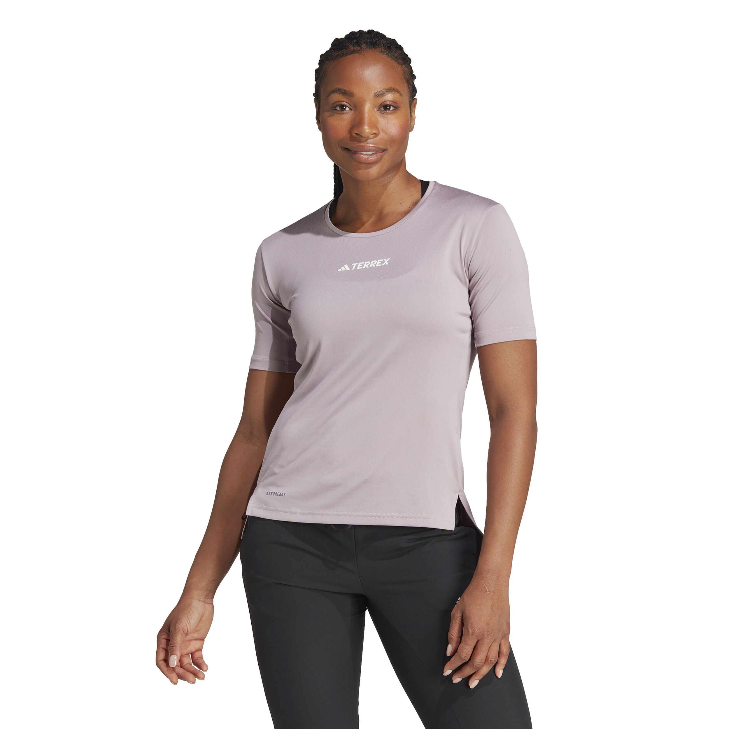 Terrex MT Tee Laufshirt Damen - Flieder