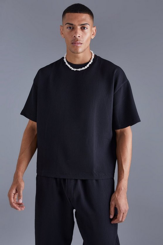 Kastiges Oversize T-Shirt & elastische lockere Hose