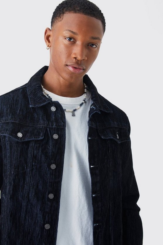 Gebürstete Jeansjacke
