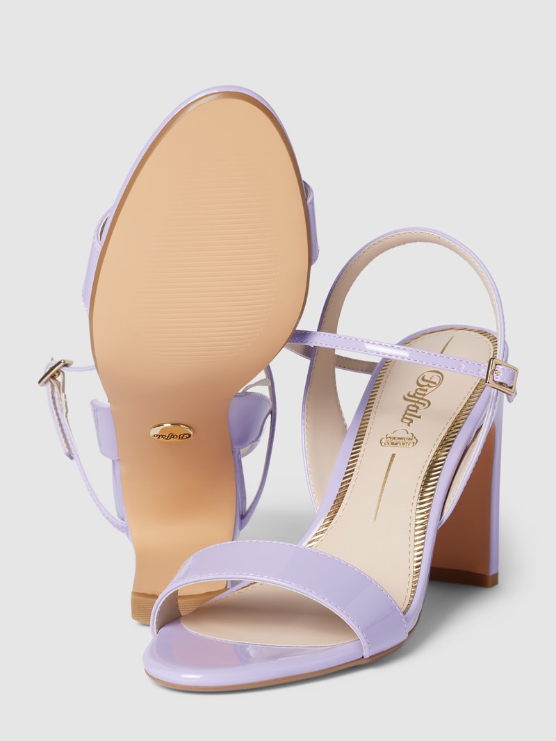 Sandalette aus Satin Modell 'NEAT'' in flieder