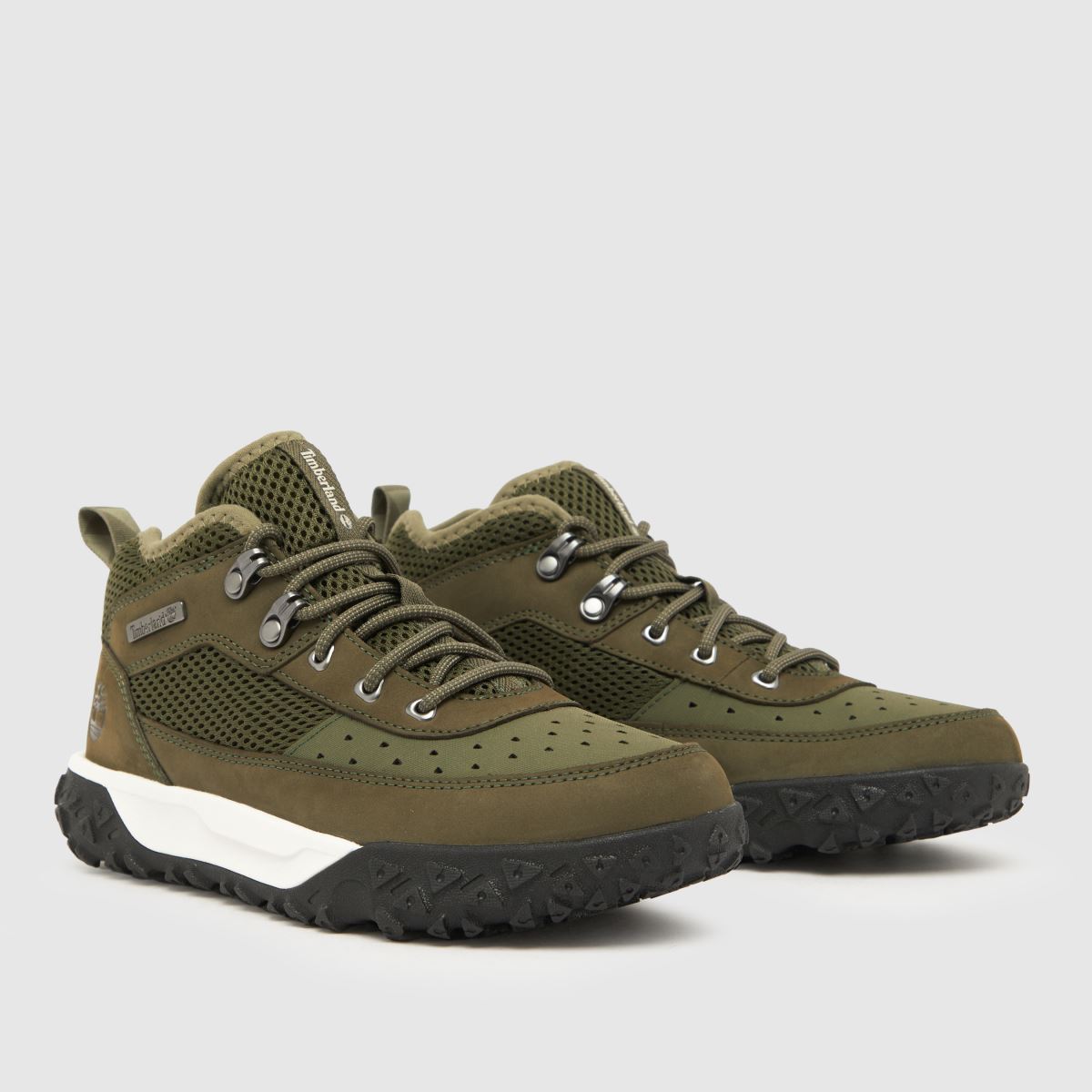 Timberland sötétzöld Greenstride Motion 6 fiús ifjúsági bakancs
