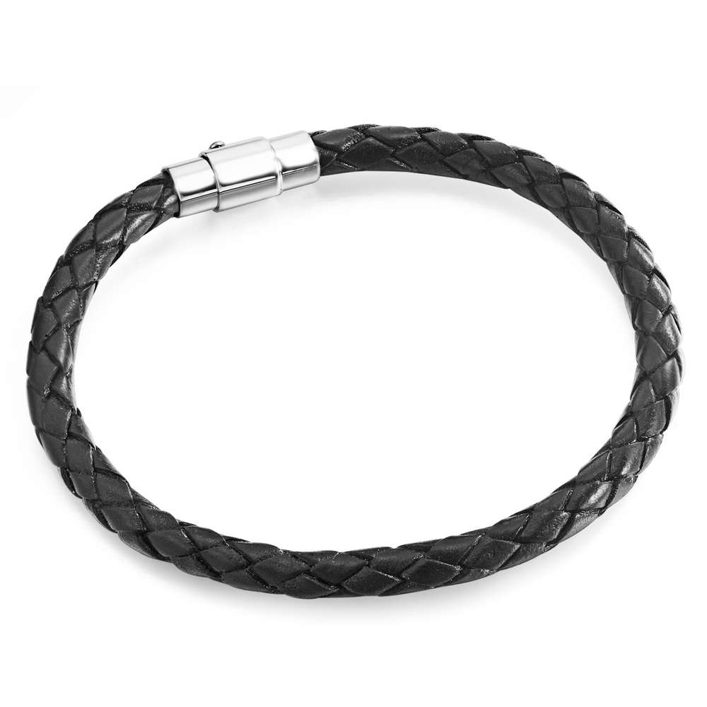Rafaela Donata Bracelet cuir nappa Cuir véritable en Noir Bracelet