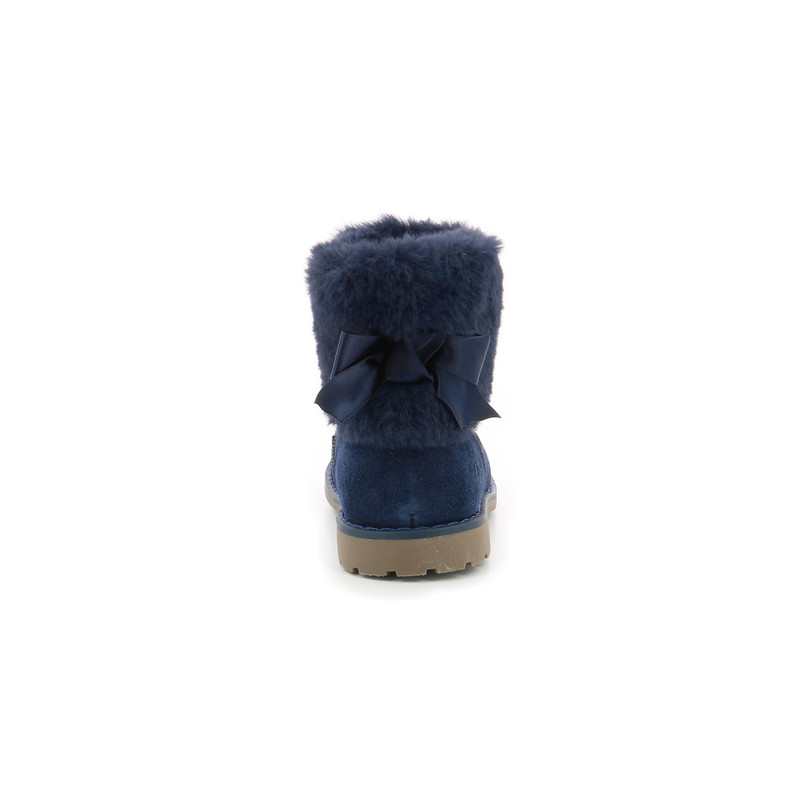 Boots cuir croute cuir Stelie