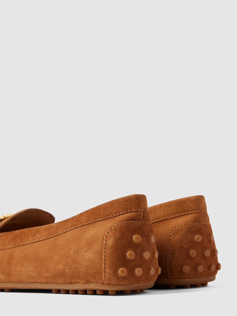 Penny-Loafer aus Leder mit Label-Detail Modell 'BARNSBURY' in camel