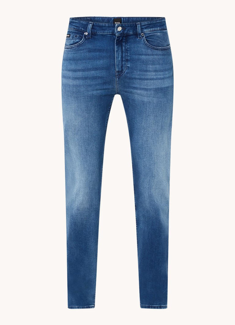 Calça jeans HUGO BOSS Slim fit com lavagem média