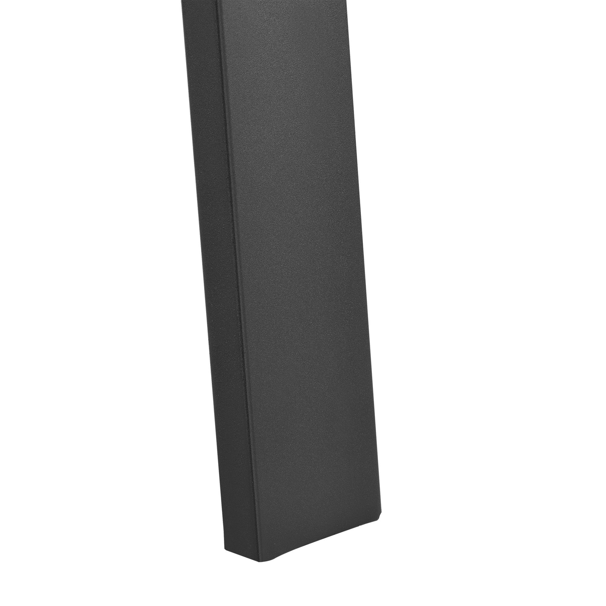 en.casa Tischgestell, Kraftisried 2er Set Tischbein DIY Tischkufen 55/70x72cm Schwarz