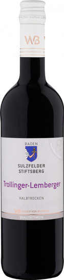 2021 Trollinger-Lemberger Sulzfelder Stiftsberg halbtrocken - Winzer von Baden