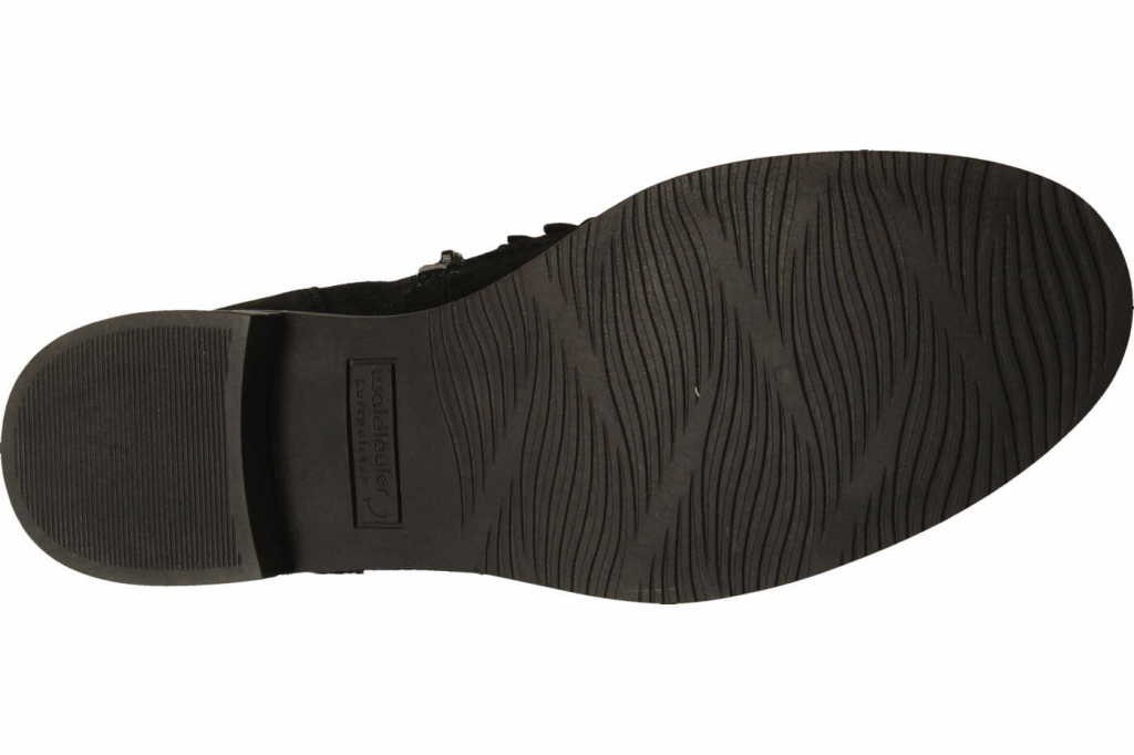 WALDLÄUFER Schnür-Stiefeletten schwarz Hienna