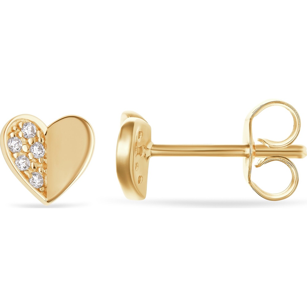 FAVS Boucles d'oreilles à fermoir à poussette 375 Or jaune Boucles d'oreilles