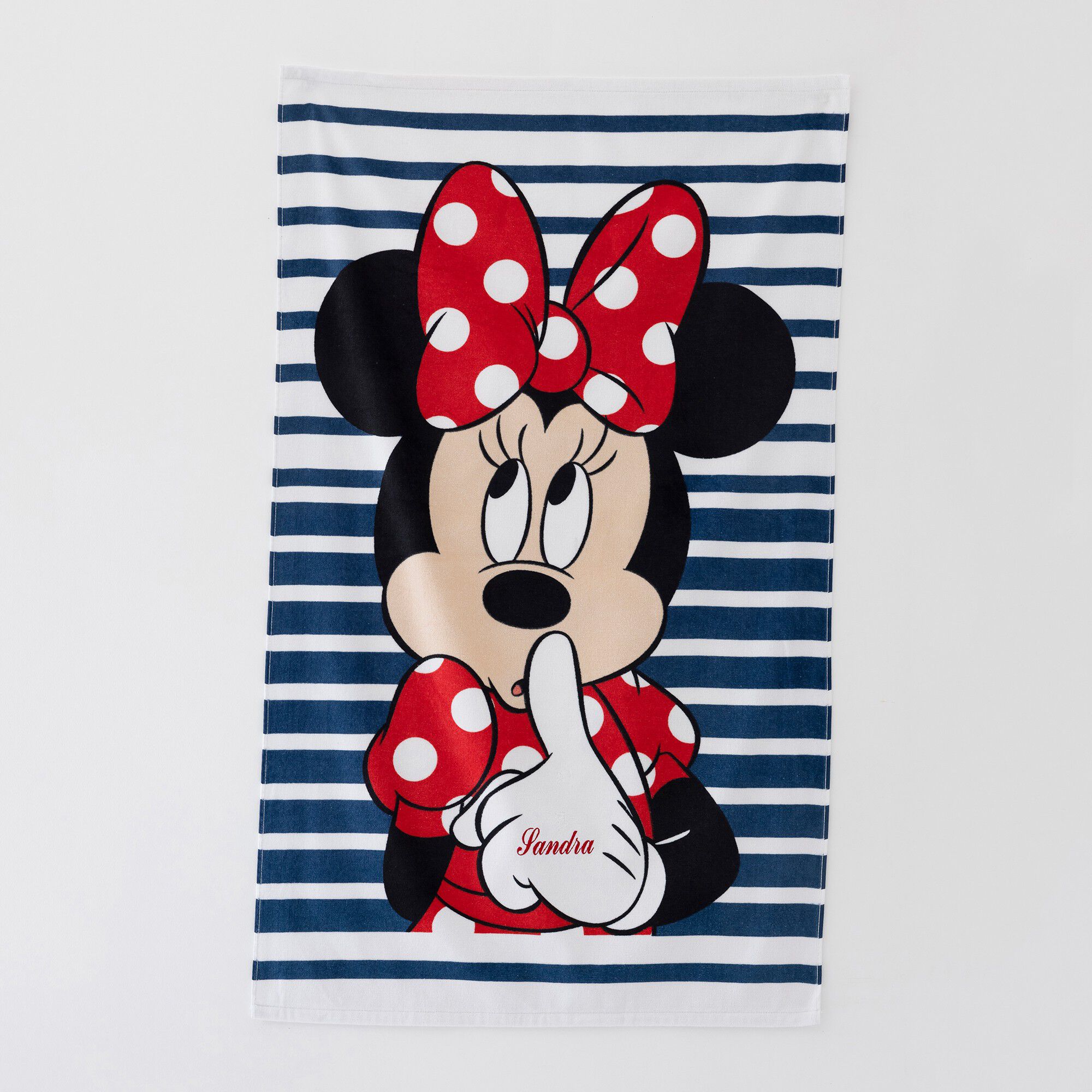 Drap de bain enfant DS Minnie personnalisable