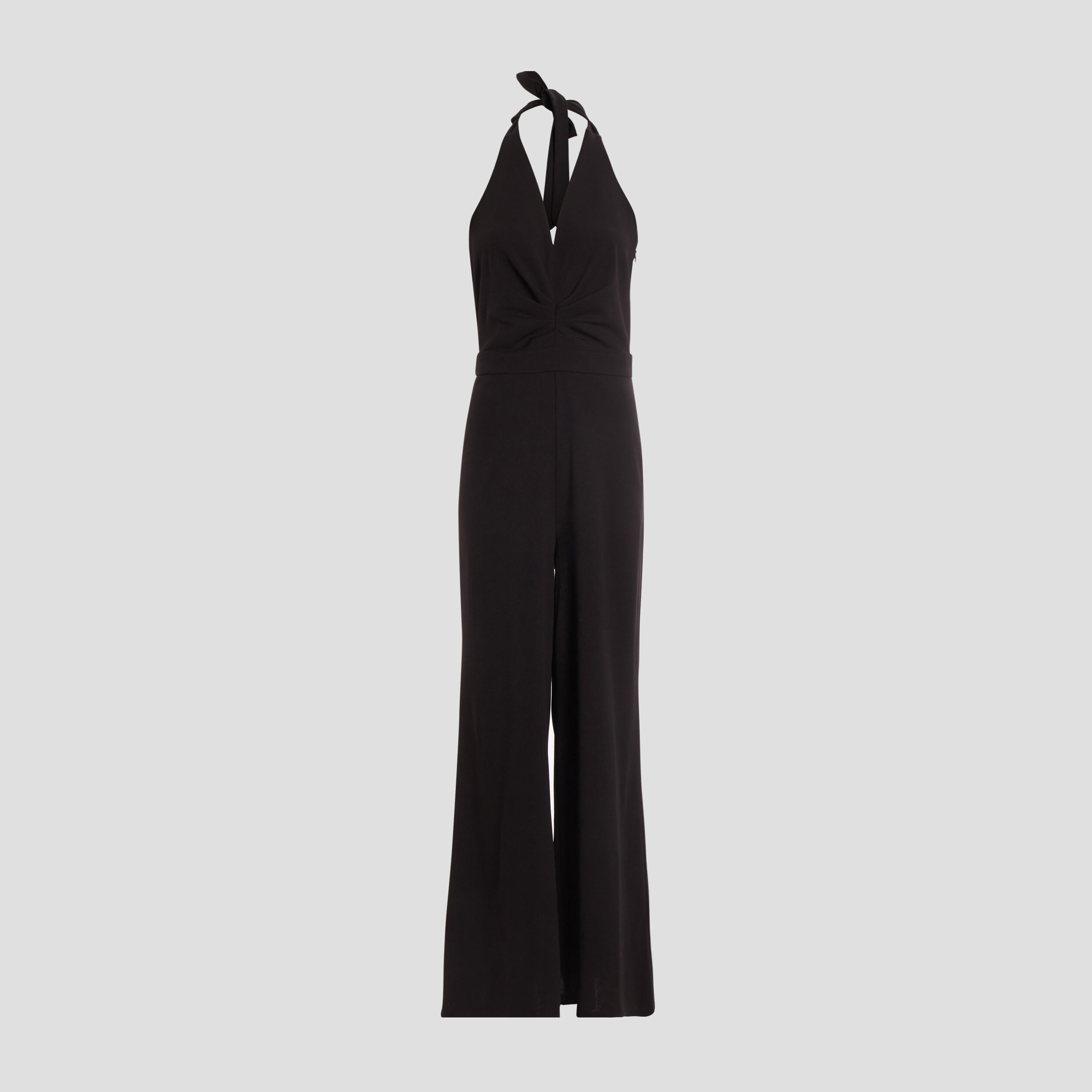 Combinaison pantalon de soirée dos nu noir femme | La Halle