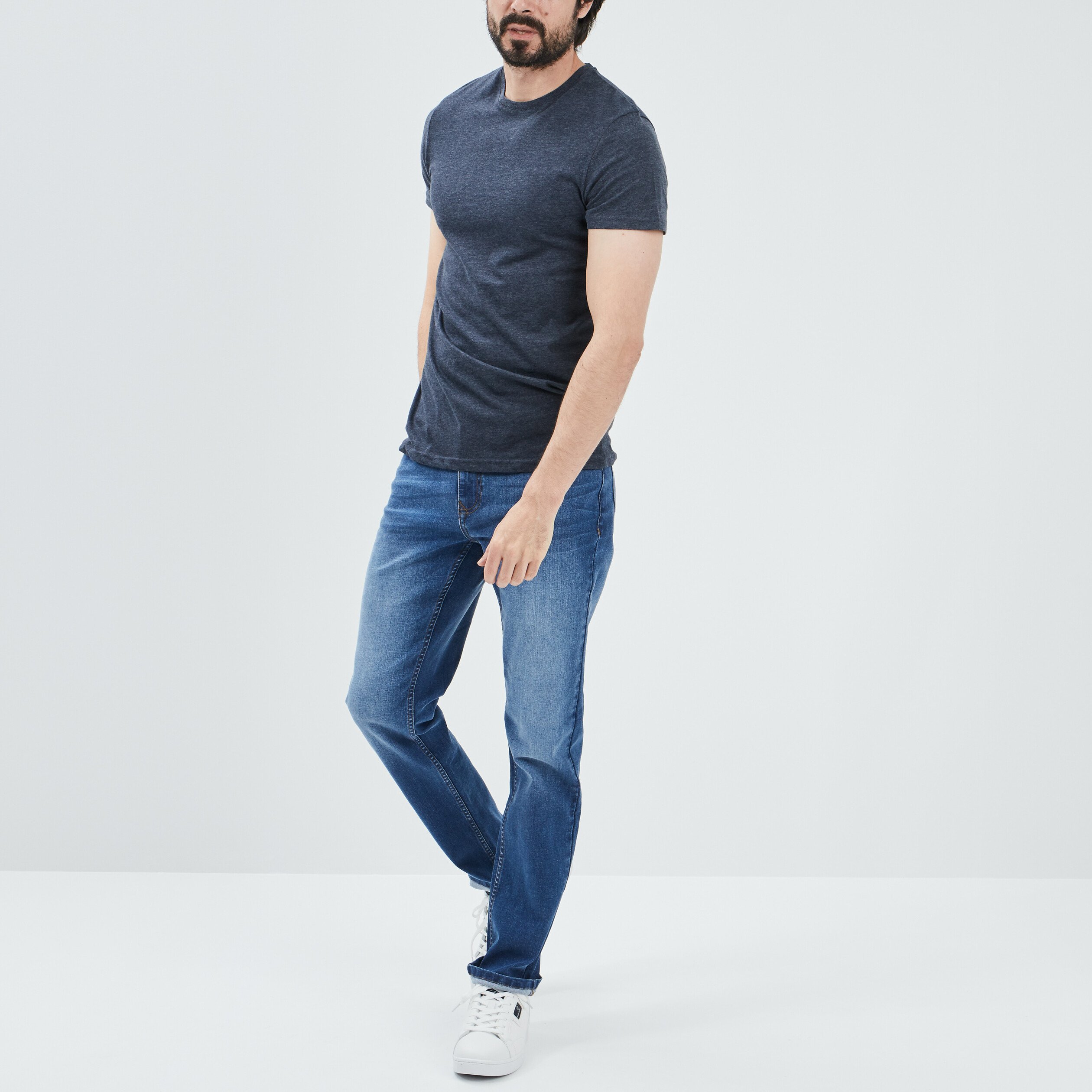 Jeans regular stretch denim double stone homme | La Halle