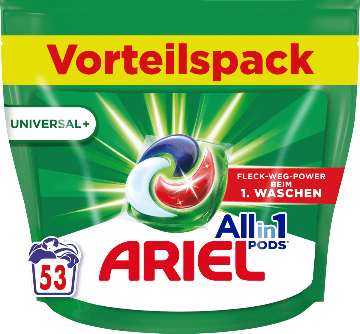 Vollwaschmittel Pods Universal, 53 Wl