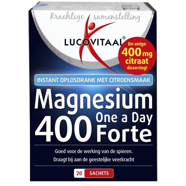 Lucovitaal Magnézium 400mg Forte tasakok 20 darab