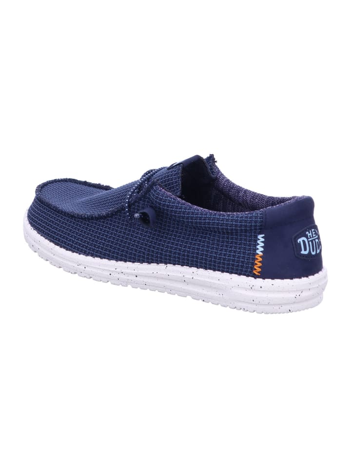 Hey Dude Herren Halbschuhe Wendy Sport in Blau günstig kaufen 48