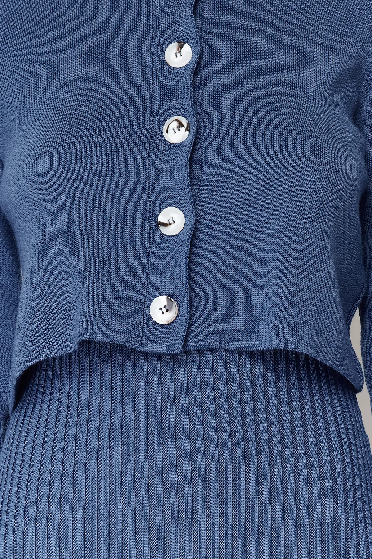 Trendyol Collection  Indigo-Einfarbig TWOSS23EL00738