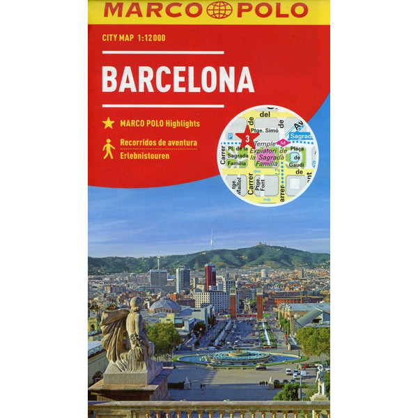 MARCO POLO Cityplan Barcelona 1:12 000 - Stadtplan